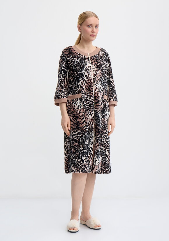 Халат велюровый Марта шир.  580, рис. 10