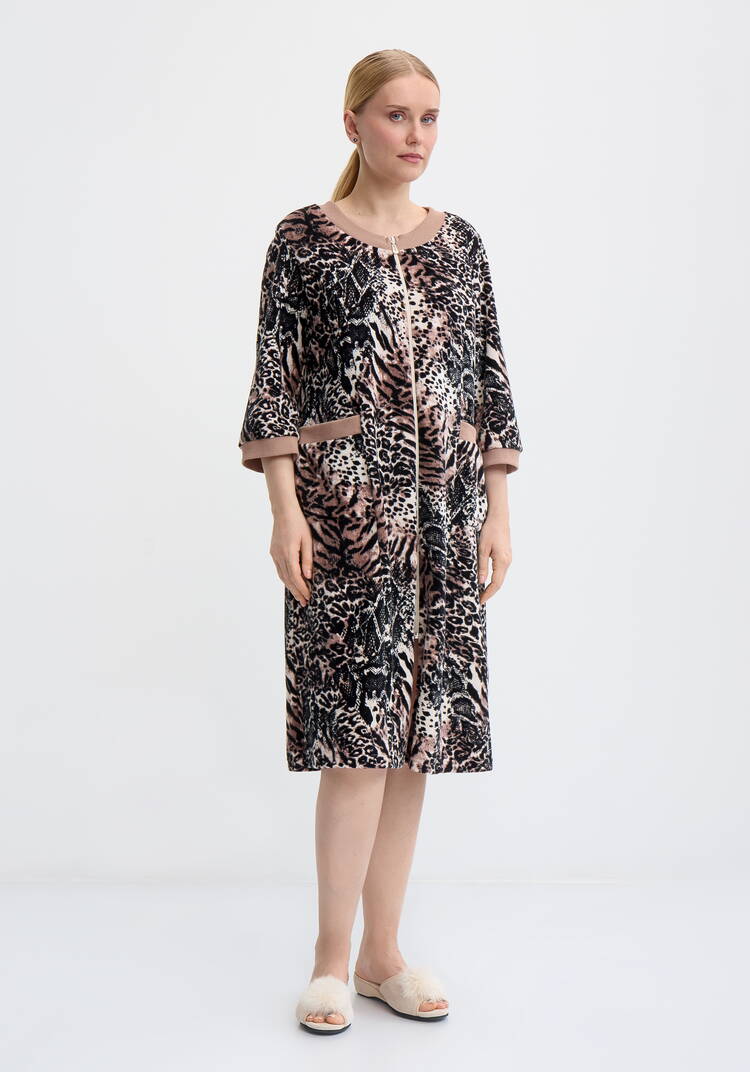 Халат велюровый Марта шир.  750, рис. 10