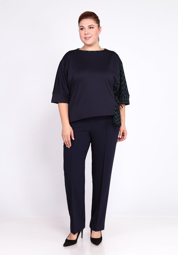 Свитшот с асимметричной длиной шир.  580, рис. 1