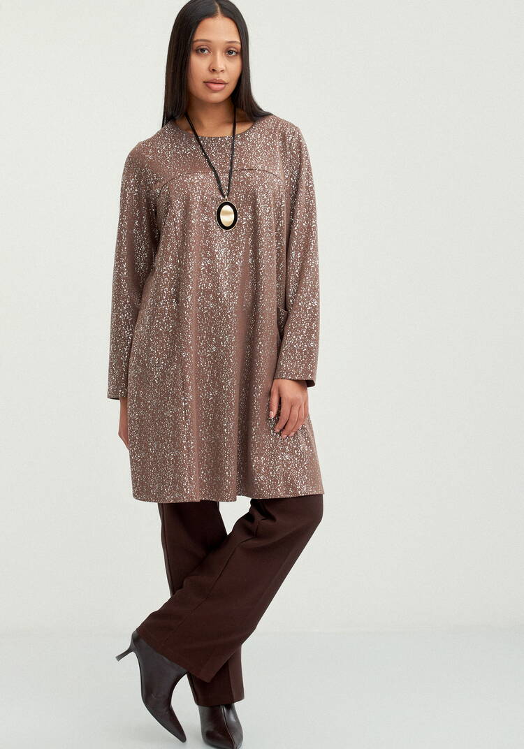 Туника с мерцающим напылением шир.  750, рис. 1