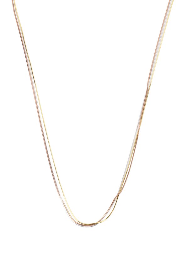 Цепь-колье серебряная Сверкающий образ шир.  580, рис. 1