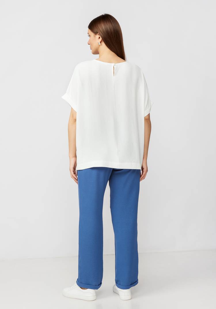 Комплект с ярким принтом на блузе шир.  750, рис. 3