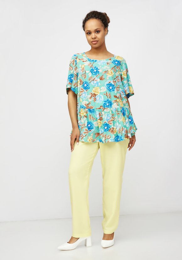 Брюки с карманами на резинке по поясу шир.  580, рис. 12