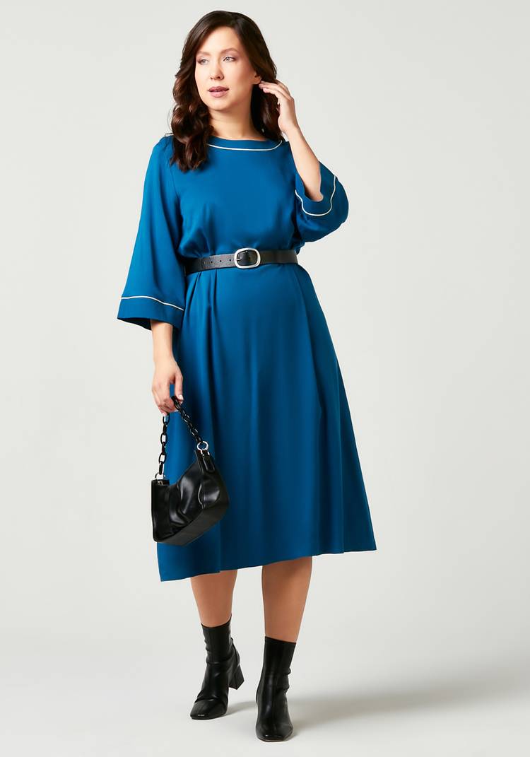 Платье миди с кантом шир.  750, рис. 13