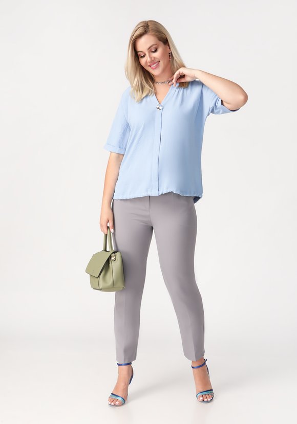 Блуза Современная классика шир.  580, рис. 5