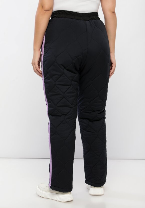 Брюки утепленные с лампасами шир.  580, рис. 20