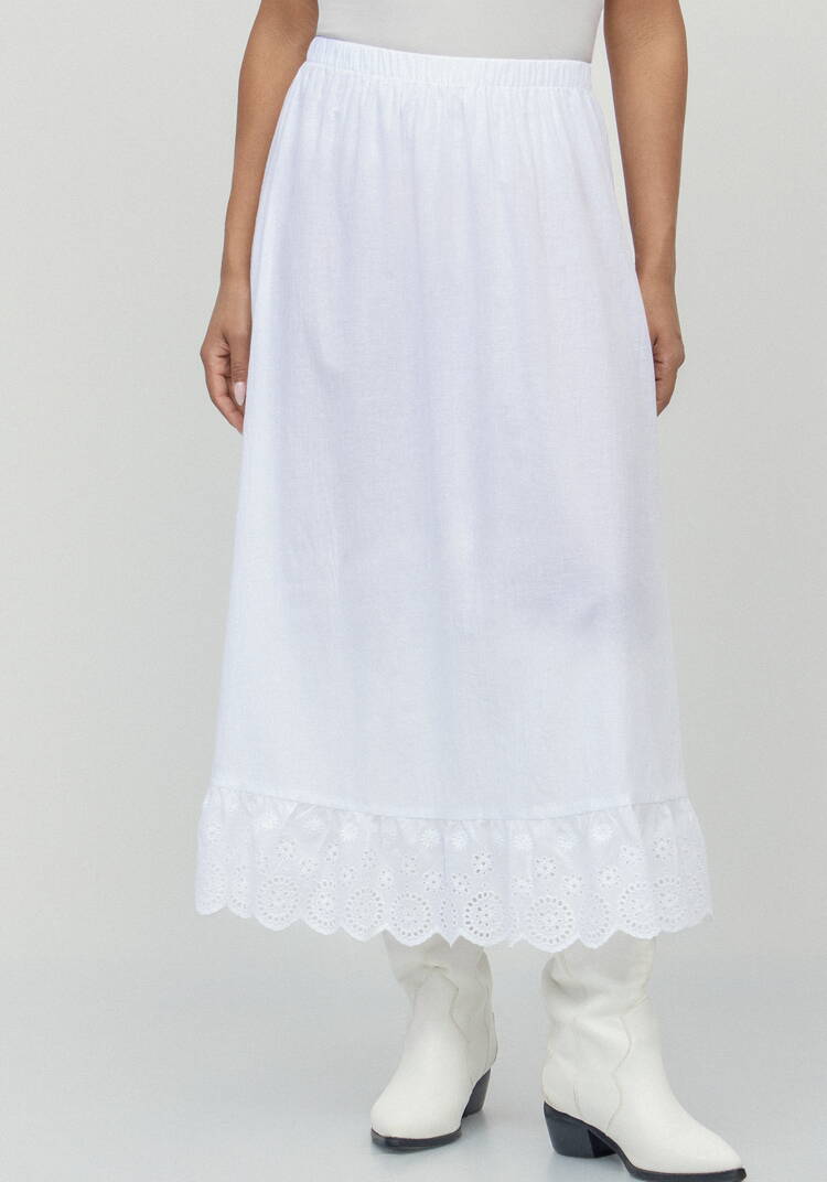 Нижняя юбка с шитьём по низу шир.  750, рис. 4