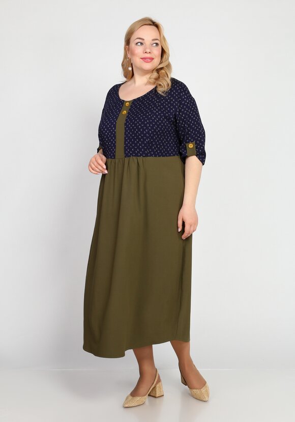 Платье Стильная Мозаика шир.  580, рис. 6