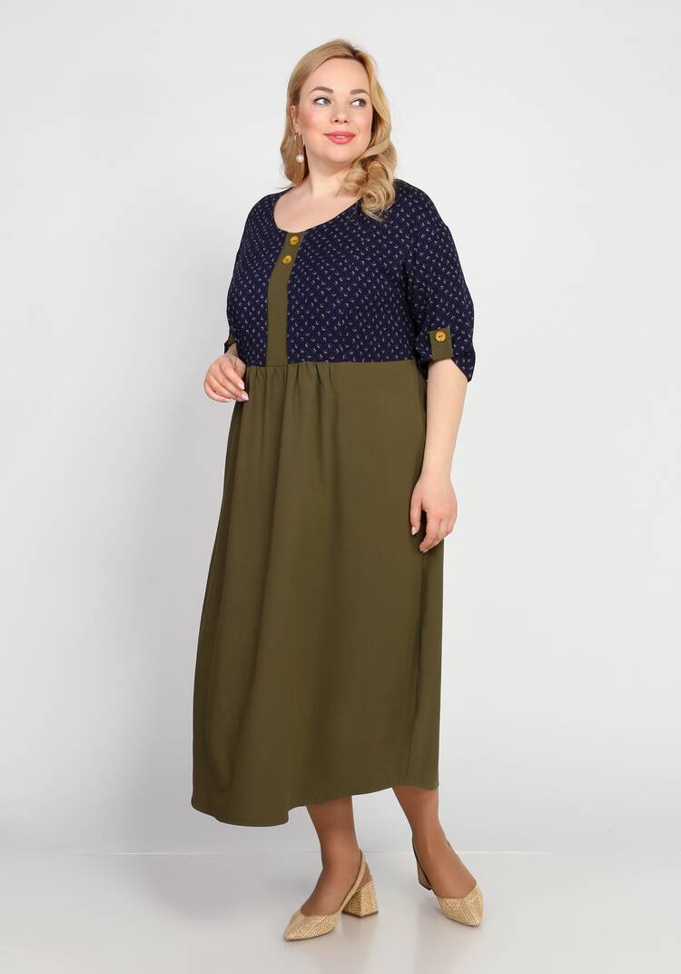 Платье Стильная Мозаика шир.  750, рис. 6