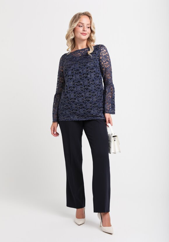 Блуза из гипюра с майкой шир.  580, рис. 29