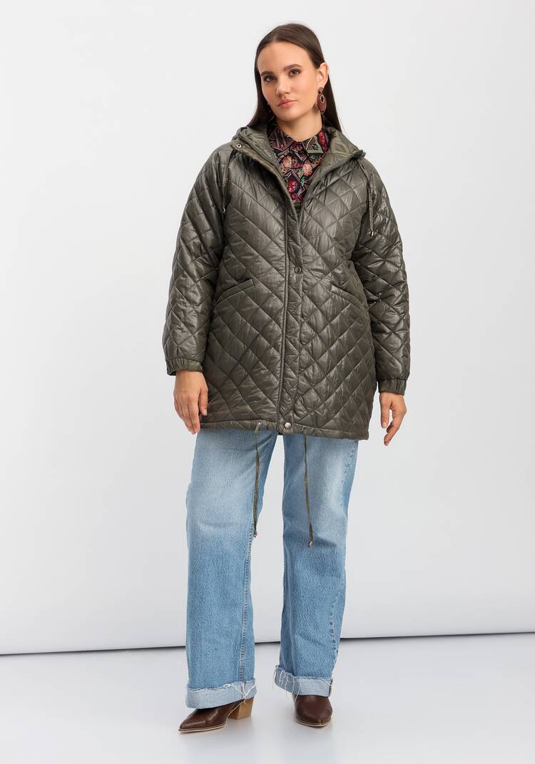 Куртка оверсайз из оригинальной ткани шир.  750, рис. 23