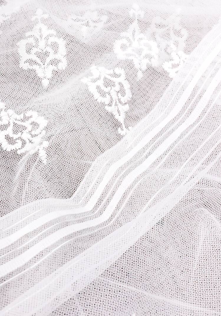 Тюль-сетка с вышивкой шир.  750, рис. 8