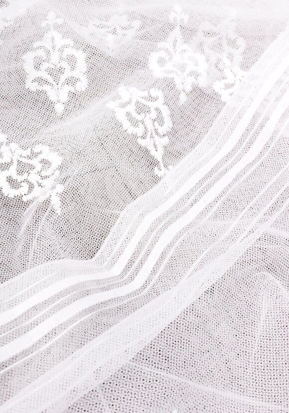 Тюль-сетка с вышивкой шир.  580, рис. 8