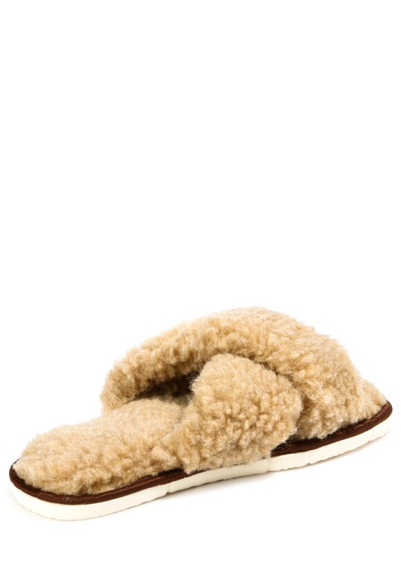 Тапочки из верблюжьей шерсти Крестик шир.  580, рис. 3