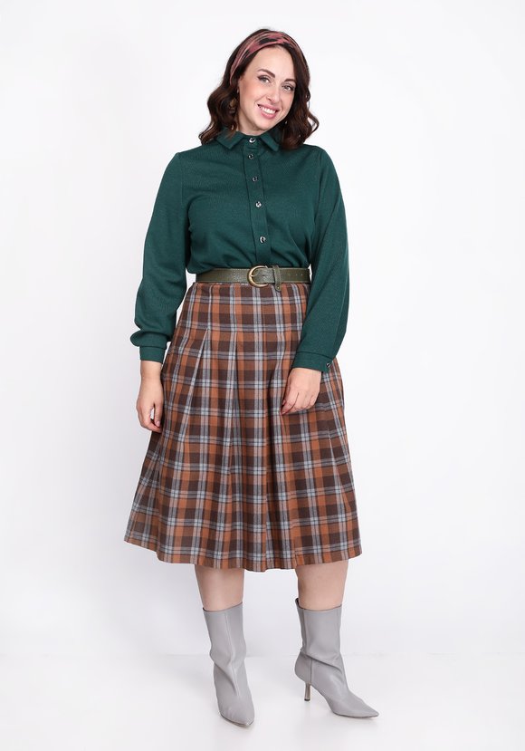 Рубашка свободного кроя с планкой шир.  580, рис. 1