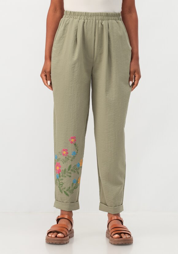 Брюки-бананы с принтом шир.  580, рис. 12