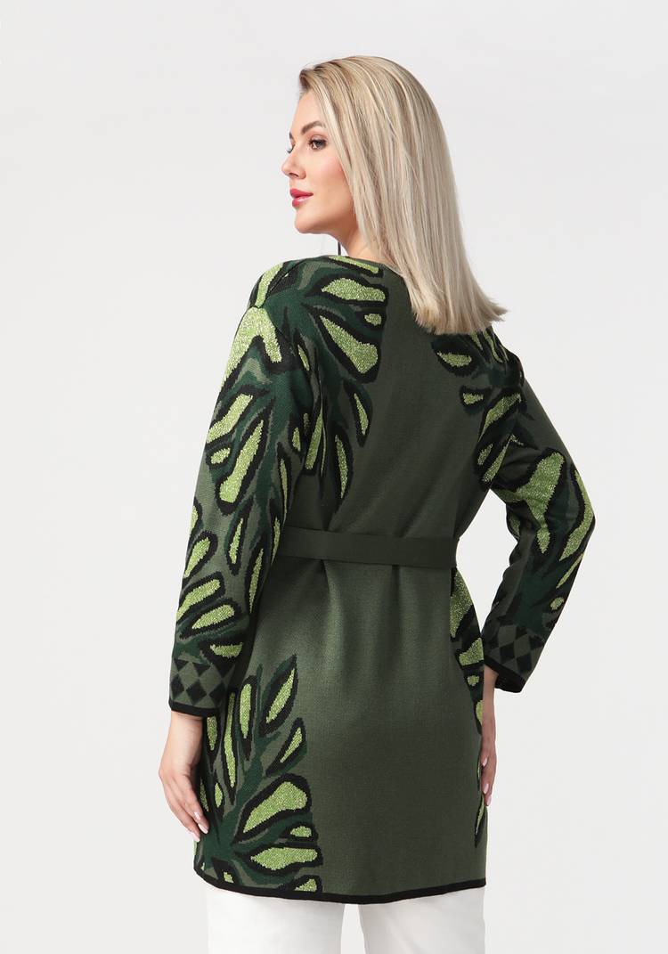 Кардиган с крупным орнаментом шир.  750, рис. 3