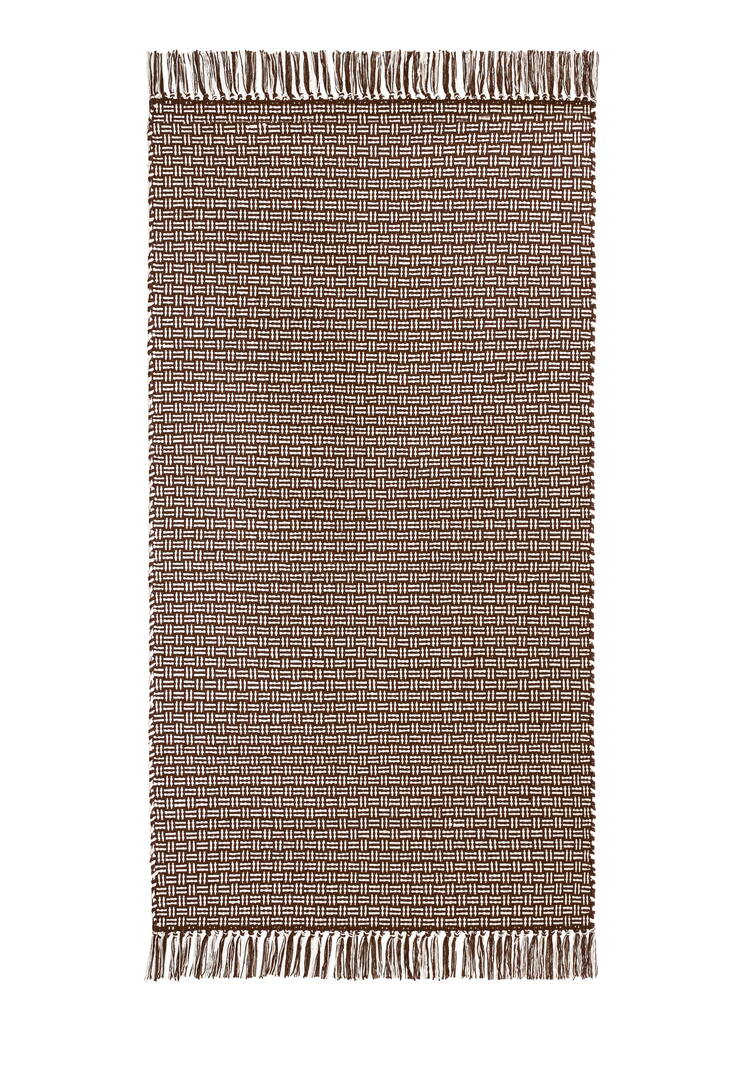 Коврик из хлопка с бахромой шир.  750, рис. 5