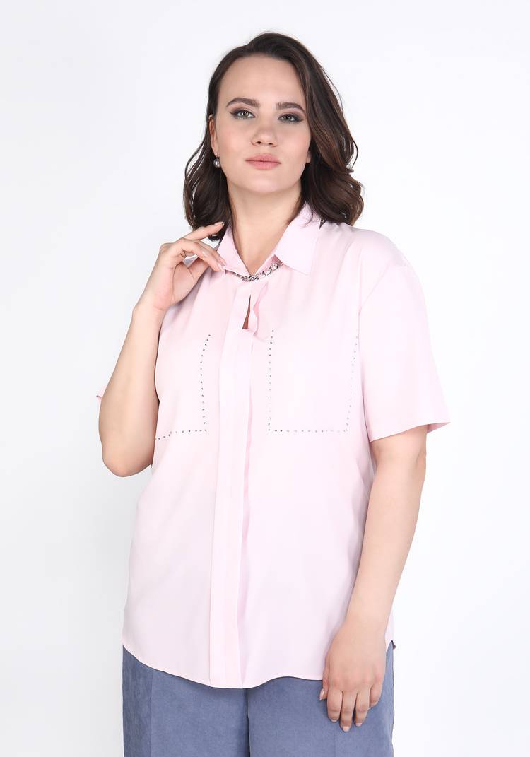 Блуза с стразами шир.  750, рис. 3