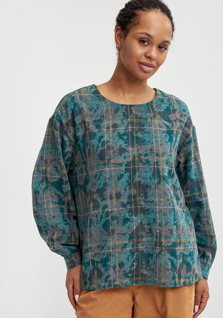 Блуза с застёжкой на спинке шир.  750, рис. 12