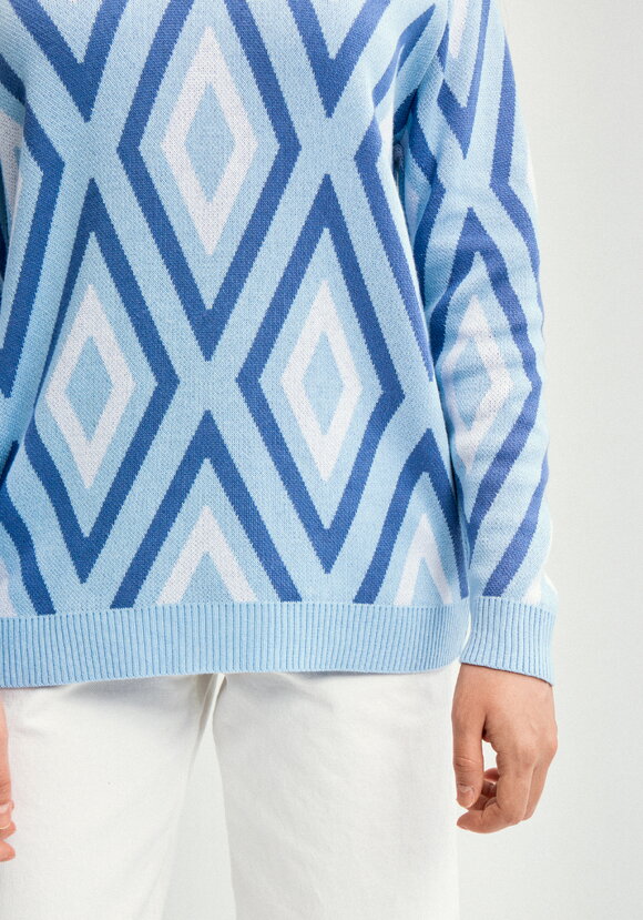 Джемпер с геометрическим рисунком шир.  580, рис. 20