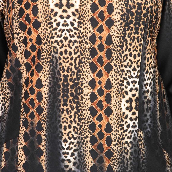 Туника с карманами и ярким принтом шир.  580, рис. 16