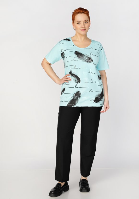 Блуза с принтом Белла шир.  580, рис. 12