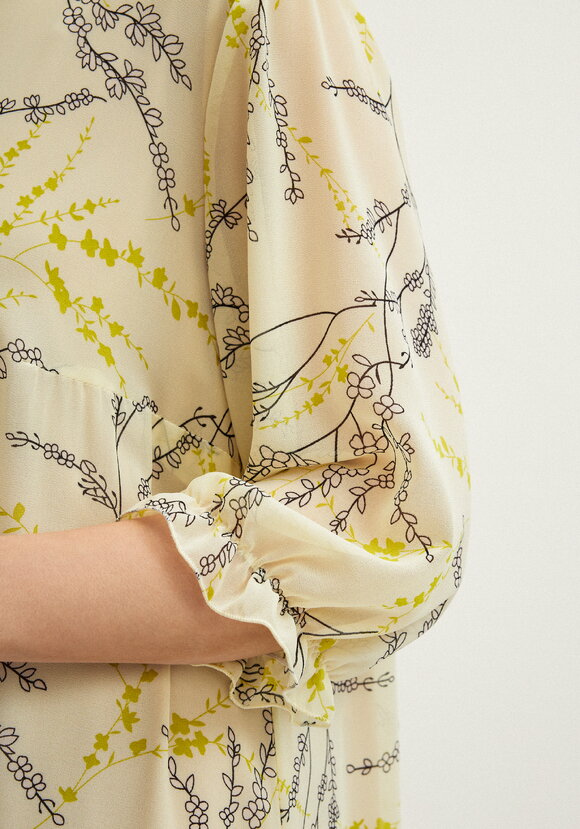 Платье с цветочным принтом шифоновое шир.  580, рис. 14