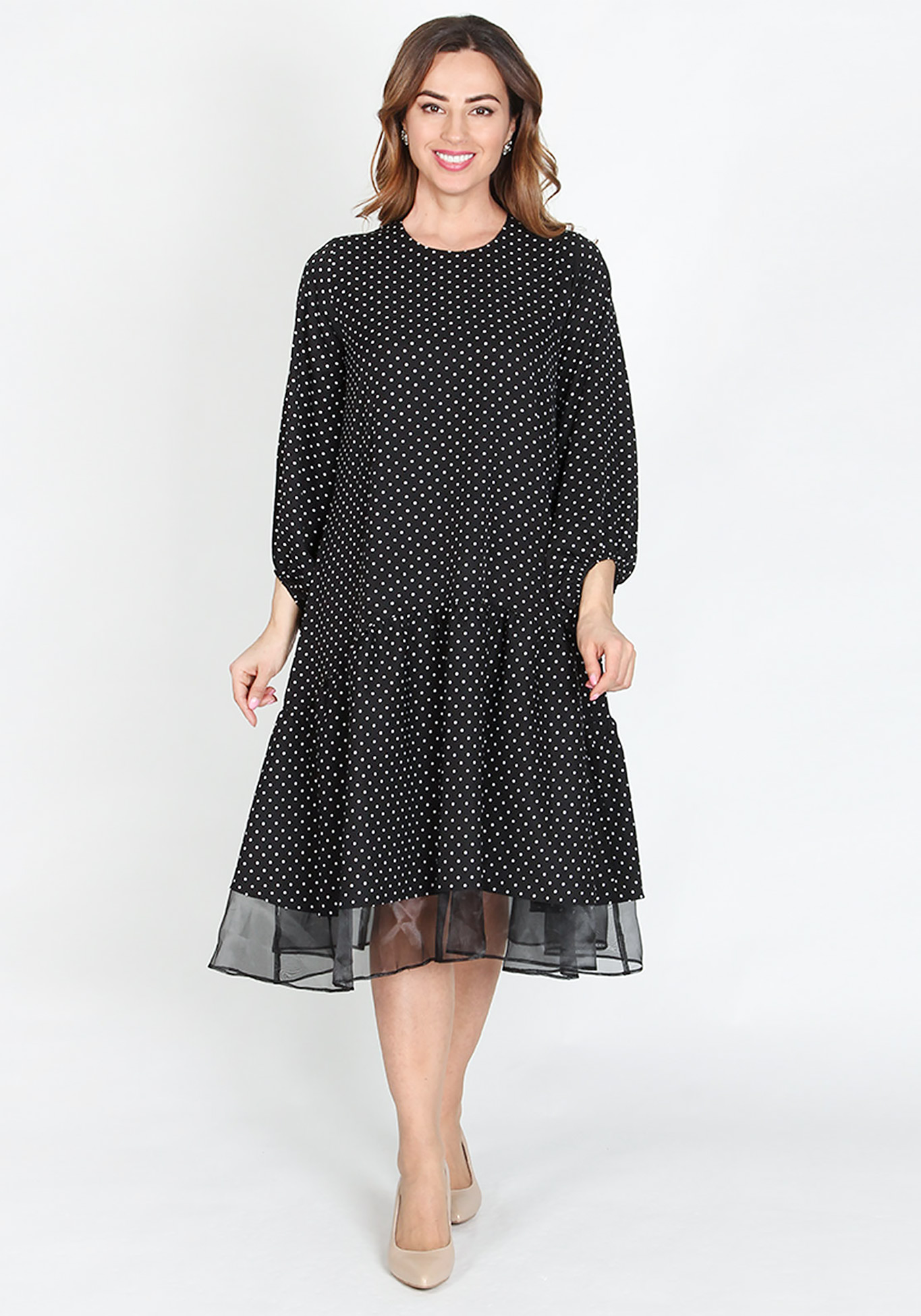 Платье «Оделия» Pique, размер 48, цвет черный - фото 5