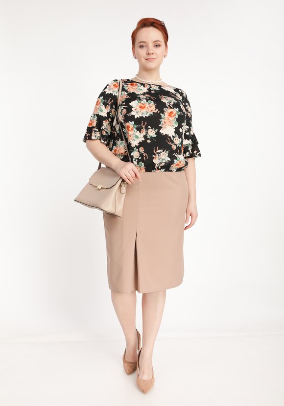 Блуза Яркие тропики шир.  580, рис. 13