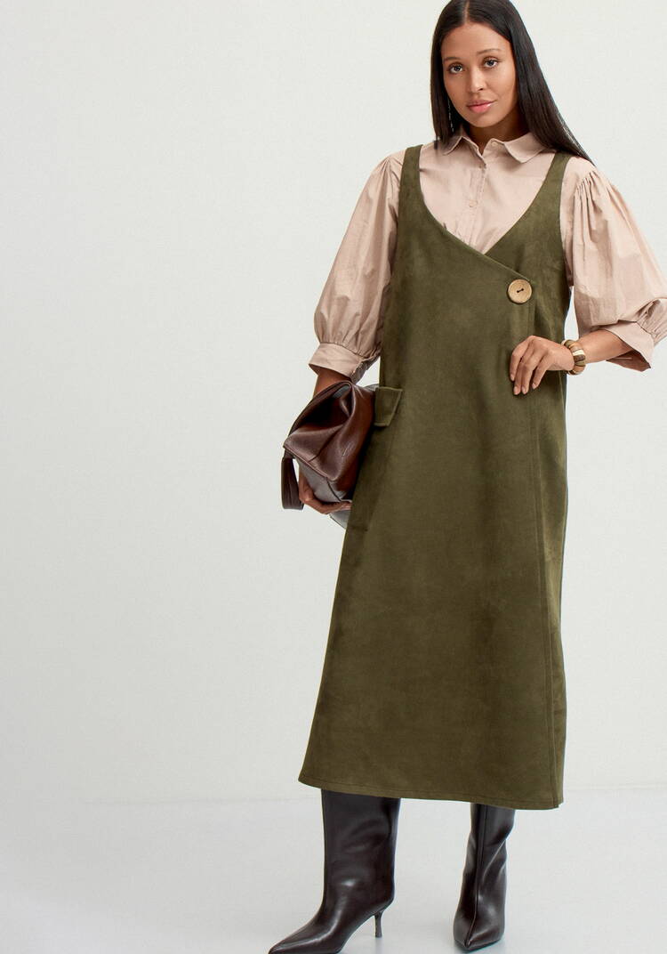 Сарафан с имитацией застёжки шир.  750, рис. 25