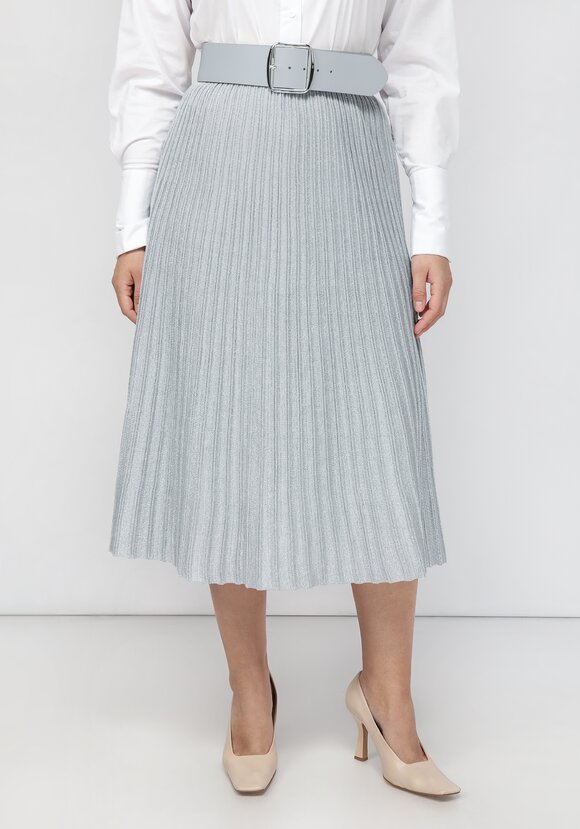 Юбка миди с метанитью шир.  580, рис. 21