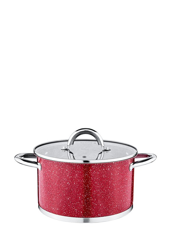 Кастрюля со стеклянной крышкой серия Мрамор шир.  580, рис. 14