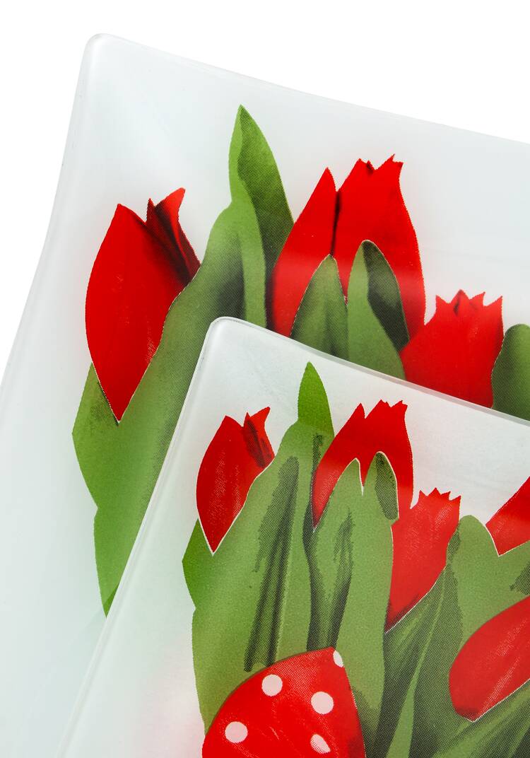 Набор из 6 тарелок и 1 блюда шир.  750, рис. 26