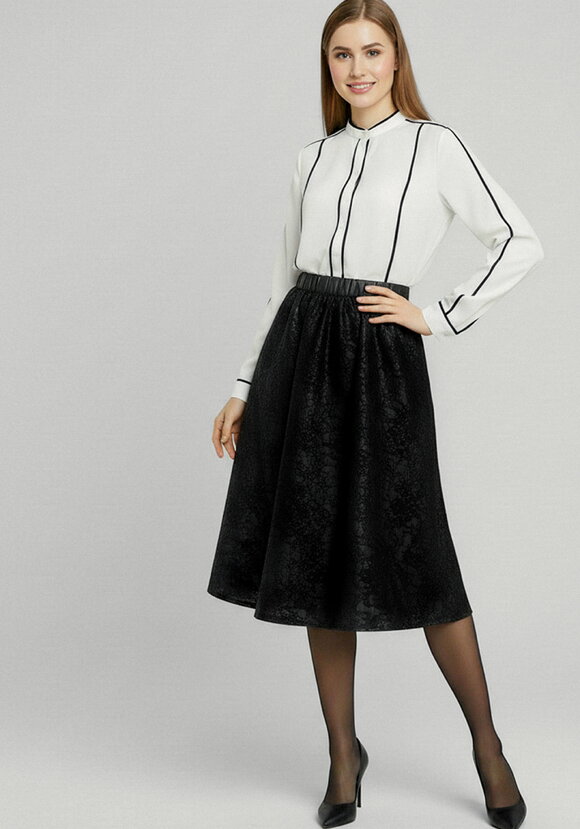 Юбка ажурная полусолнце шир.  580, рис. 16