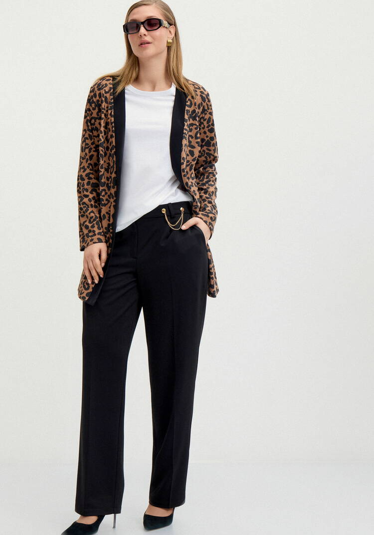 Брюки прямые с дeкором шир.  750, рис. 15