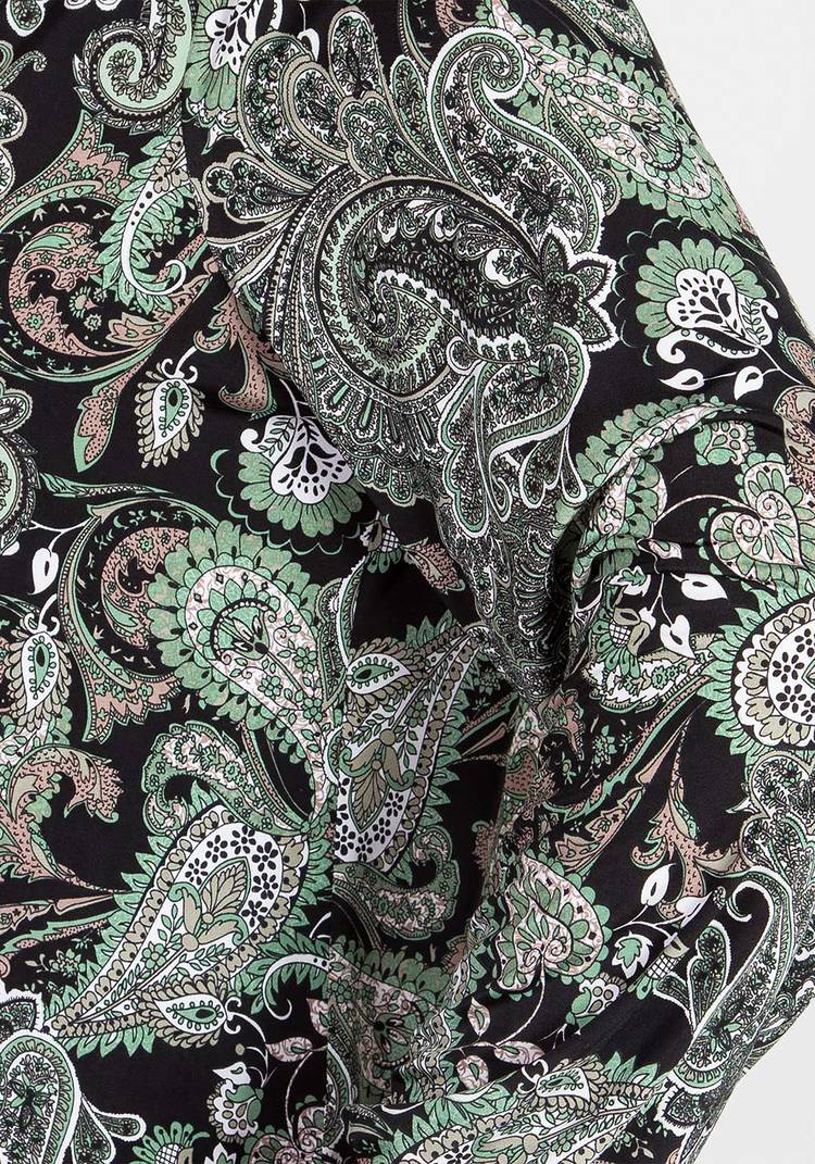 Блуза с восточным принтом и вырезом капля шир.  750, рис. 12