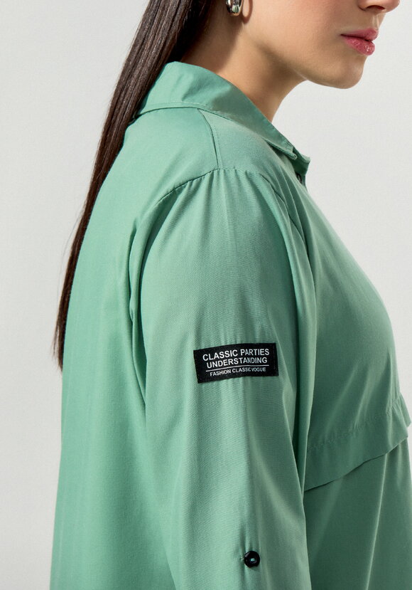 Рубашка с патами на рукаве Джоан шир.  580, рис. 20