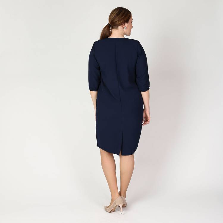 Платье-миди с карманами и украшением шир.  750, рис. 5