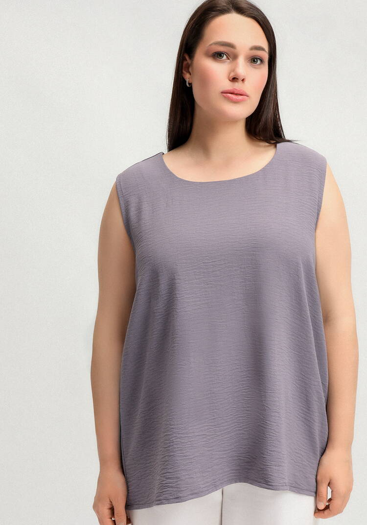 Топ свободного кроя с круглым вырезом шир.  750, рис. 4