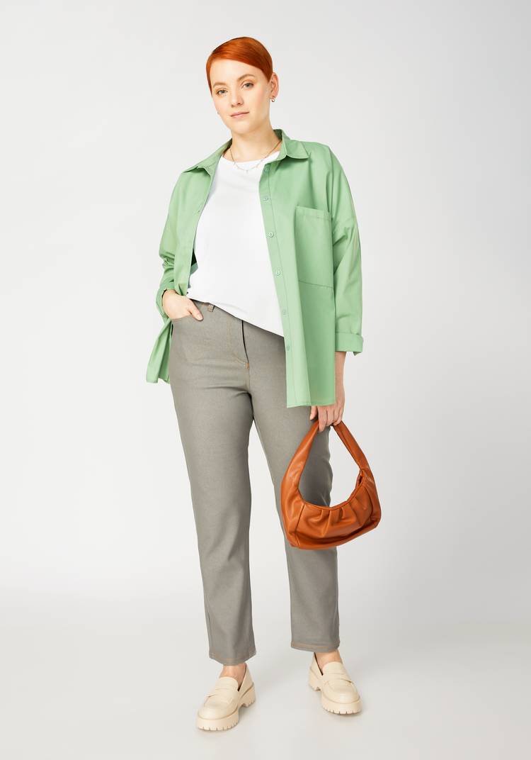 Брюки джинсовые с карманами шир.  750, рис. 3