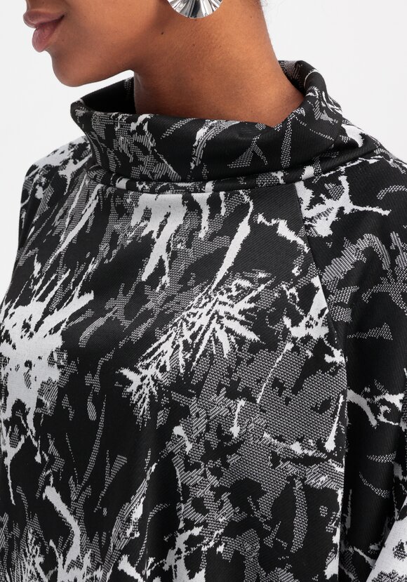 Джемпер трикотажный свободного кроя с принтом шир.  580, рис. 5