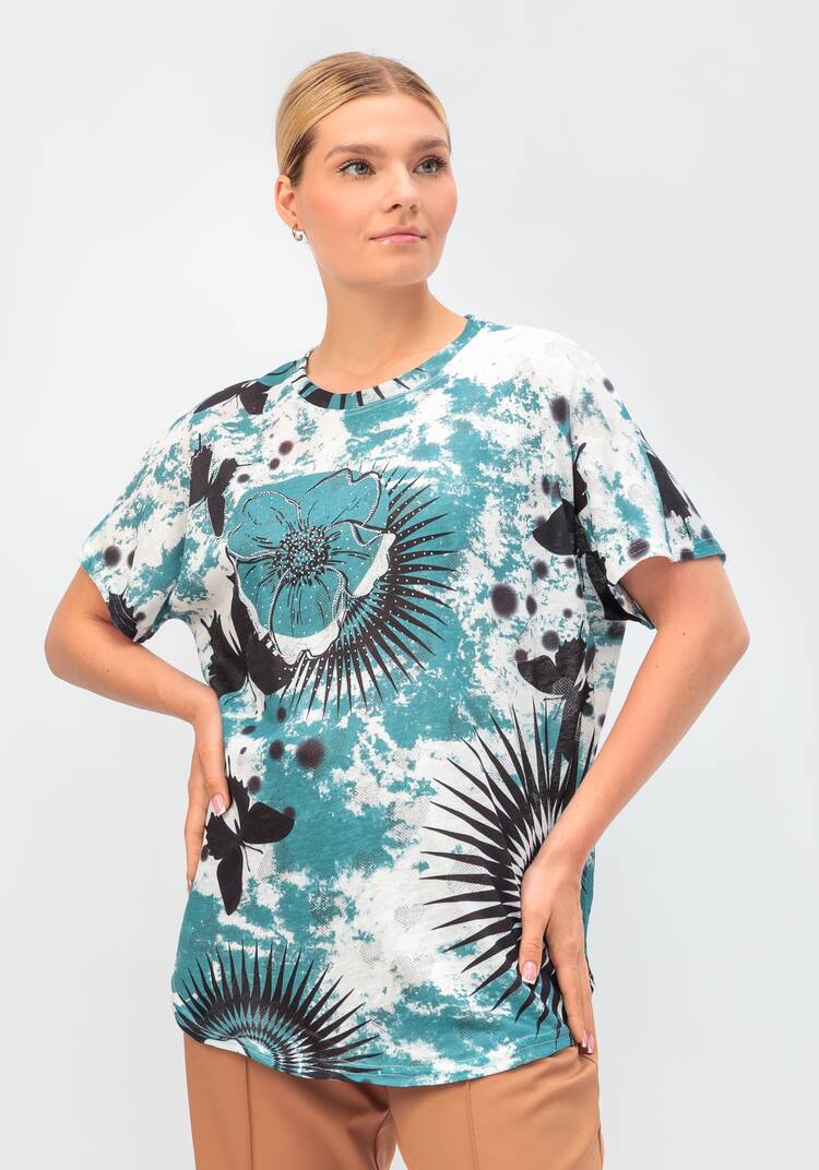 Футболка со стразами Мелисса шир.  750, рис. 21