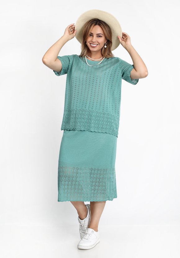 Юбка ажурная Мелания шир.  580, рис. 7