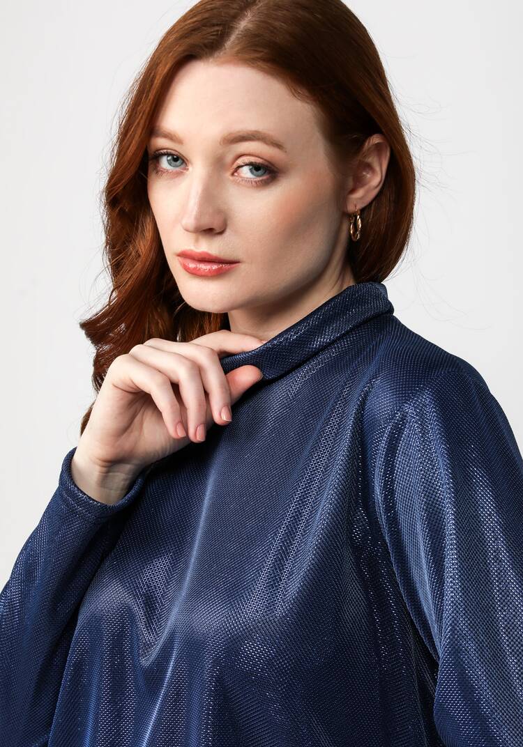 Водолазка с люрексом шир.  750, рис. 17