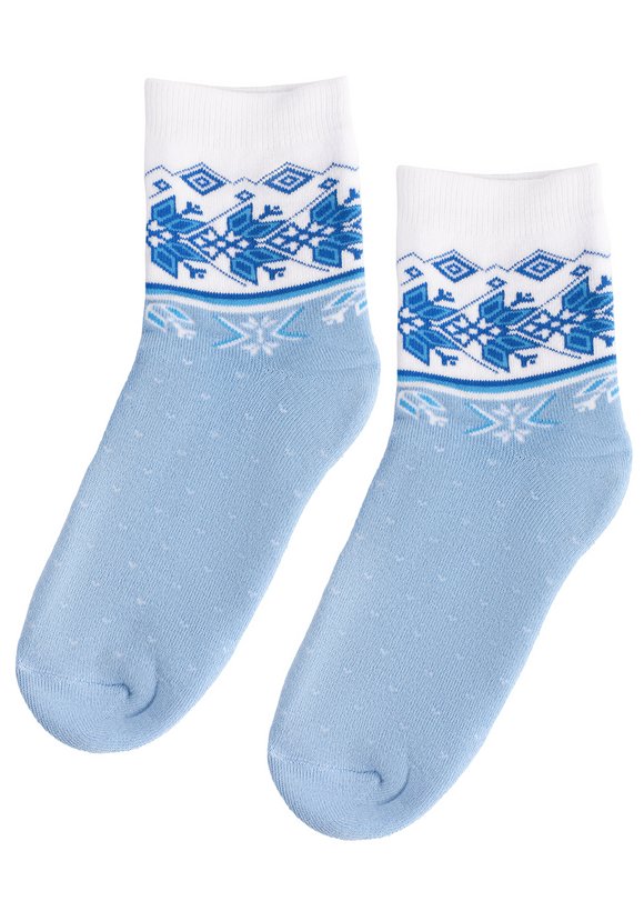 Набор носков  3 пары Снежинка шир.  580, рис. 4