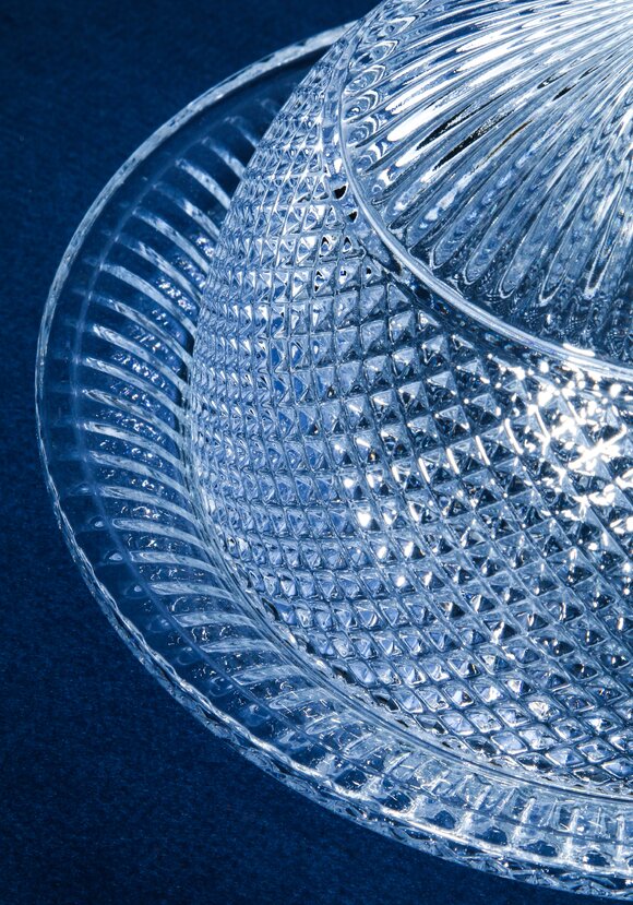 Стеклянное блюдо с крышкой шир.  580, рис. 7