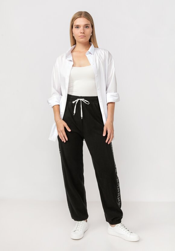 Спортивные брюки велюровые шир.  580, рис. 8