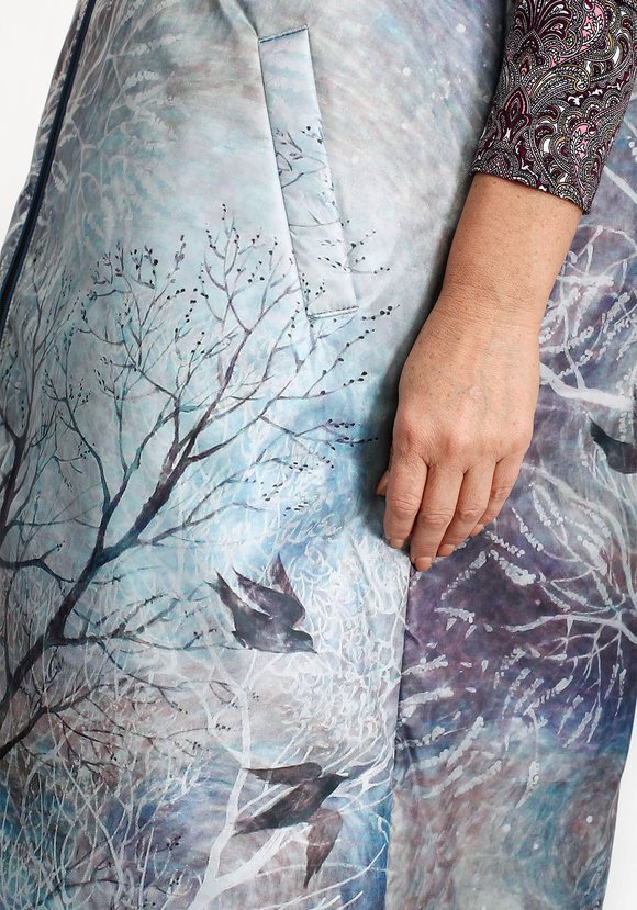 Жилет Живописный вид шир.  580, рис. 2