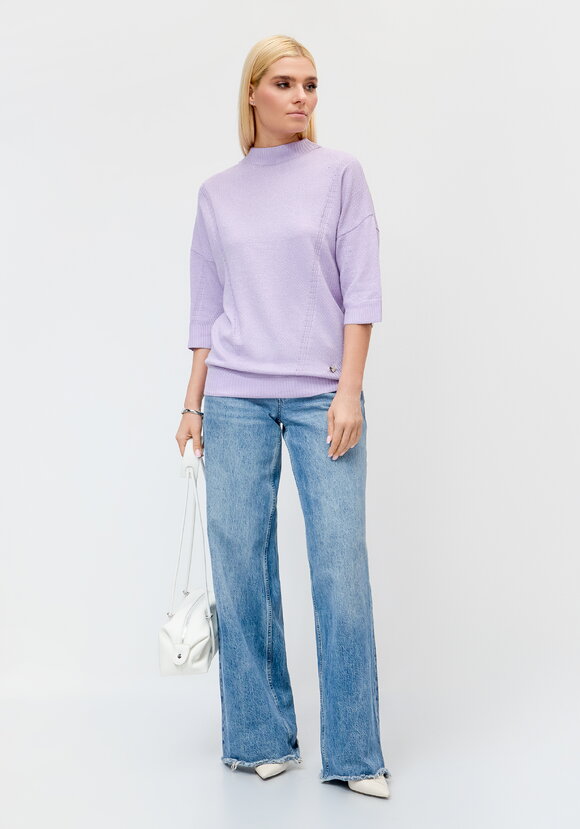 Джемпер с лентами на шее сзади шир.  580, рис. 23